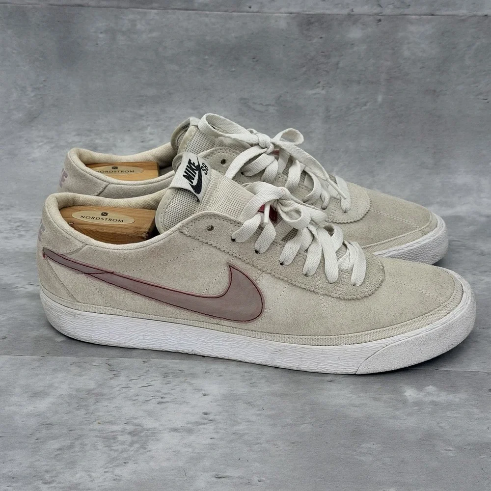 Mens Size 10.5 Swan Nike SB Zoom Bruin SB 366665 101 Skateboarding Shoe